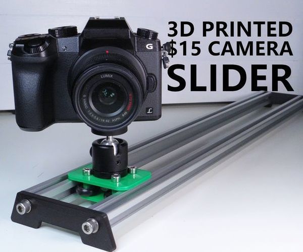 3D Printed $15 Camera Slider
