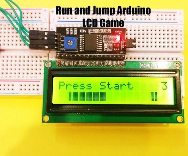 RUN & JUMP Arduino Game Using LCD