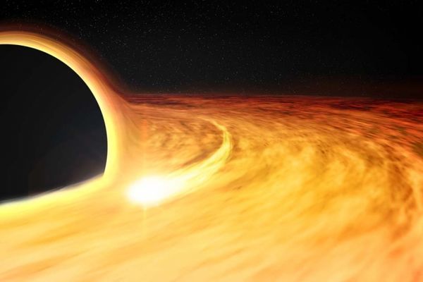 X-ray pulse detected near event horizon as black hole devours star