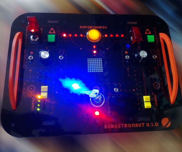 Spaceship Control Panel - Laser Cut Arduino Toy