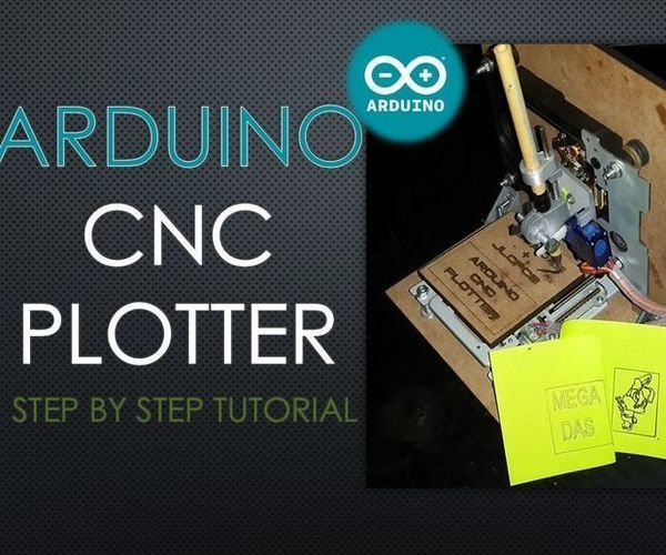 Arduino CNC Plotter (DRAWING MACHINE)
