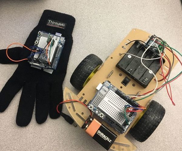 Hand Gesture Controlled RC Car