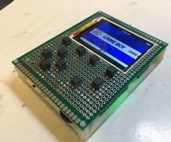 Homemade Odroid-go Compatible Game Console