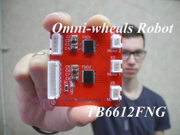 Motor Driver for Omni-Wheels Robot