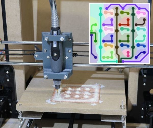 PCB Milling Using a 3D Printer