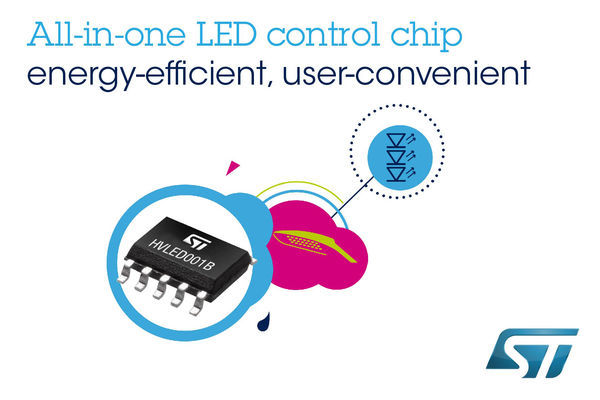 STMicroelectronics Reveals State-Of-The-Art Lighting Controller for Even Greater Energy Savings with Convenience and Simplicity