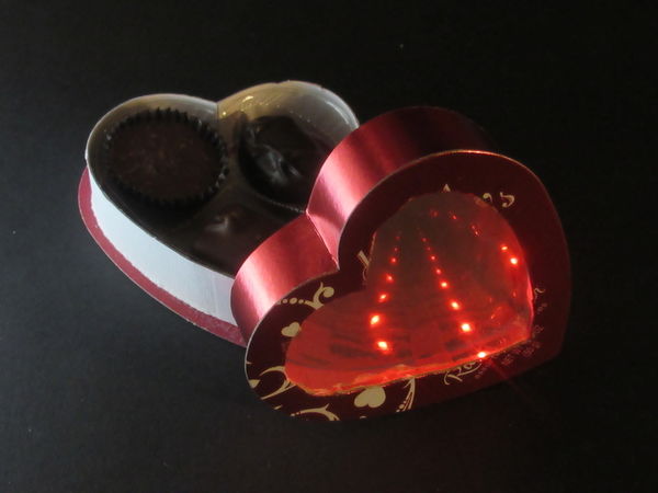 Infinity Mirror Valentine's Candy Box