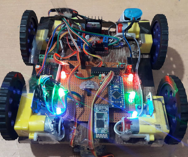 Make Bluetooth Controlled Robot With Your Own GUI
