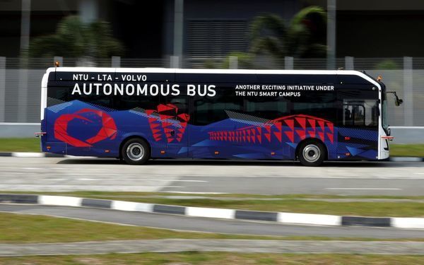 Volvo to test full-size driverless bus in Singapore