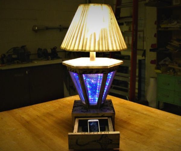 How to Build a Secret Barn-Wood Infinity Lamp