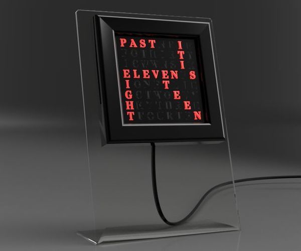 VERBIS - Desktop 8x8 RGB LED Matrix Word Clock