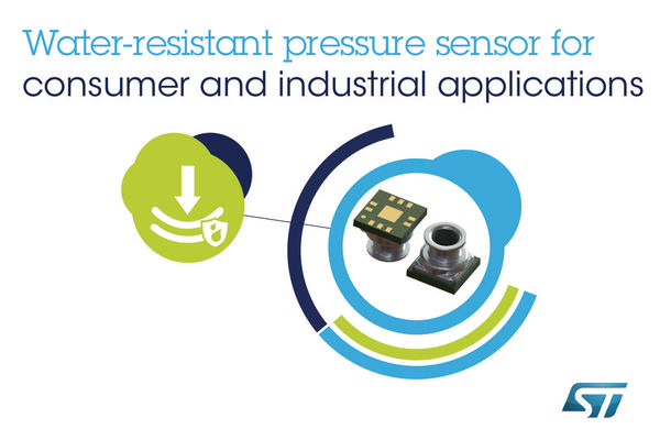 Water-Resistant MEMS Pressure Sensor from STMicroelectronics Targets Budget-Conscious Consumer and Industrial Applications