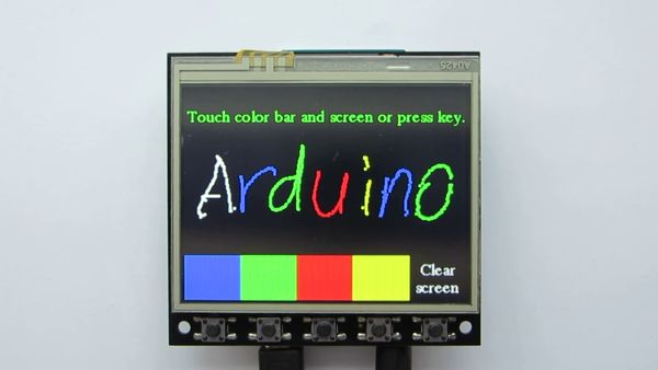 Unique TFT Shield for Arduino Uno (Start)