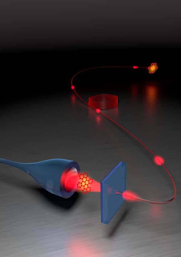 Turning a molecule into a coherent two-level quantum system