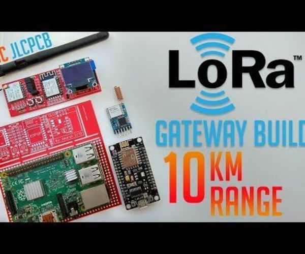15$ LoRa Gateway/Node ESP8266 Build PCB 3cmX8cm Size