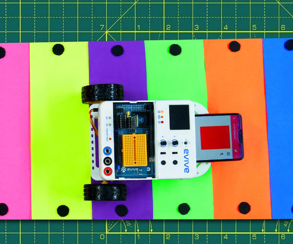 Color Detecting Robot Using Smartphone and Evive (Arduino Based Embedded Platform)