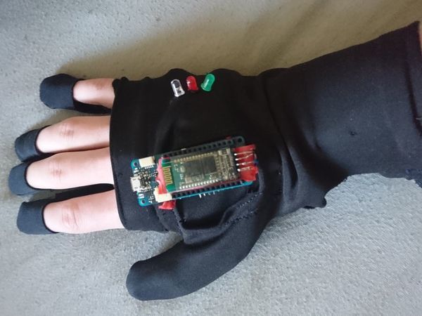 Wireless MIDI Glove
