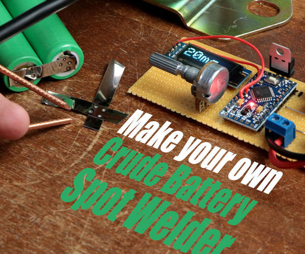 Make Your Own Crude Battery Spot Welder With a Car Battery!