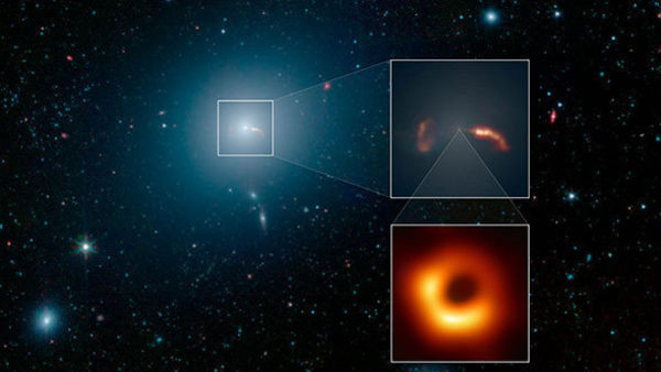 The Giant Galaxy Around the Giant Black Hole