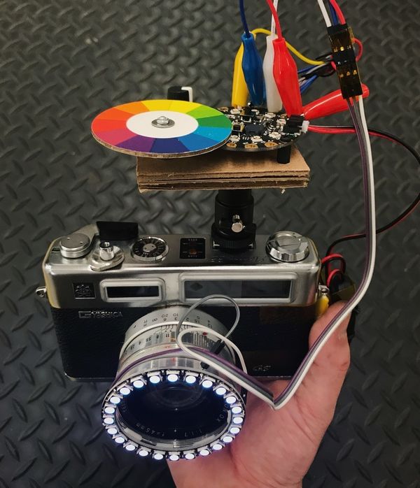 Color Spinner Camera Ring Light