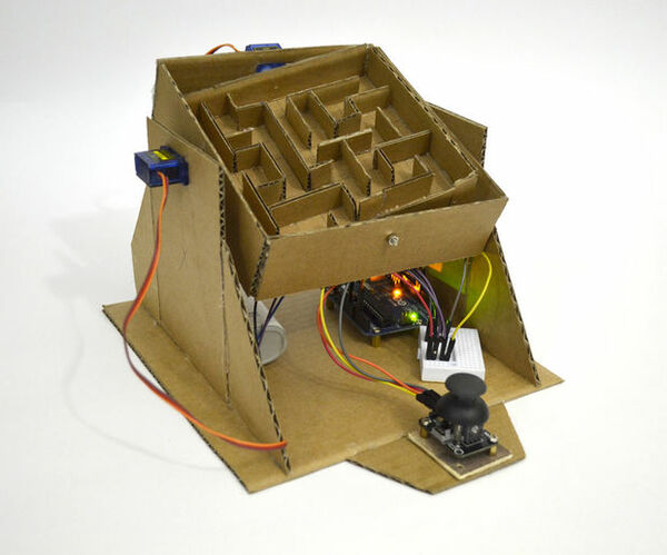 Arduino Marble Maze Labyrinth