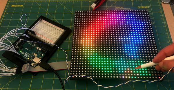 Using a LED Matrix As a Scanner