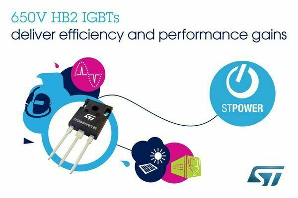 STMicroelectronics' 650V High-Frequency IGBTs Boost Performance with Latest High-Speed Technology