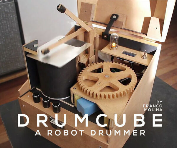 DrumCube, an Arduino Robot Drummer