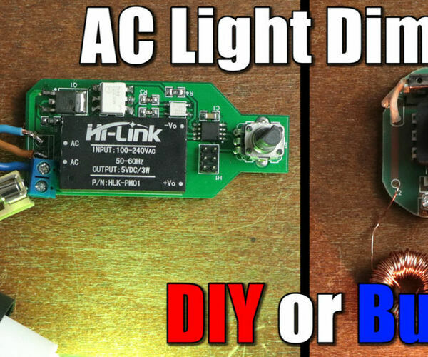 DIY AC Light Dimmer