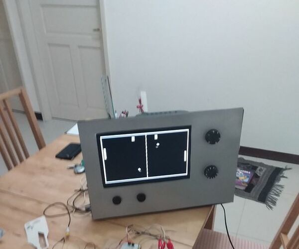 Arduino Old-Style Pong (TVout)
