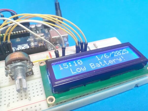Real-Time Clock Battery Monitoring System