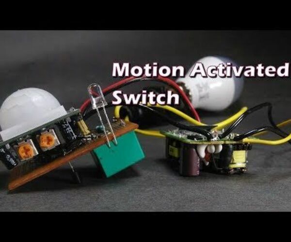 Motion Activated Lamp Switch