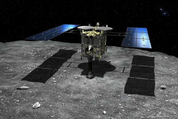 In world first, Japan's Hayabusa2 probe collects samples from distant asteroid after second successful touchdown