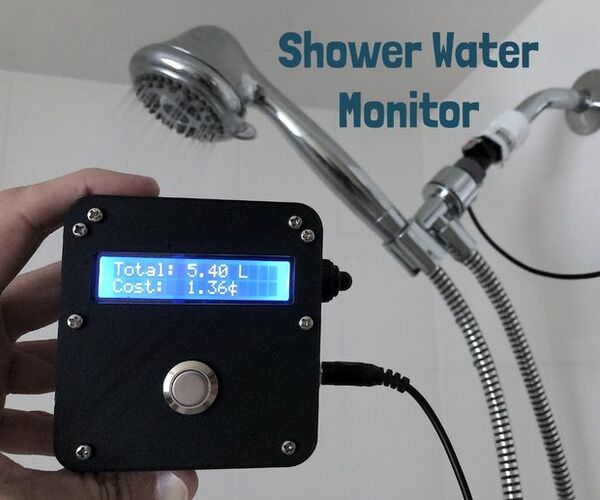 Save Water & Money With the Shower Water Monitor