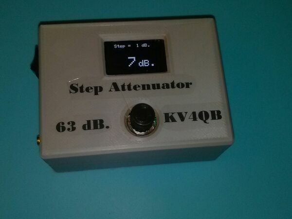 63 dB step attenuator