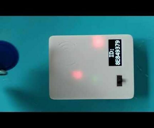 Simple RFID Scanner Battery Powered (MiFare, MFRC522, Oled, Lipo, TP4056)