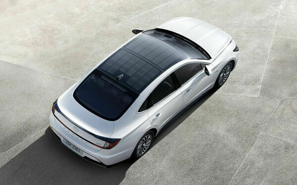 Hyundai launches first car with solar roof charging system