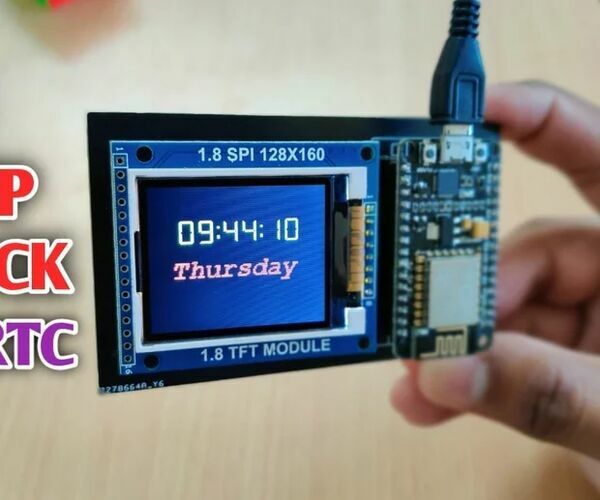 ESP8266 Network Clock Without Any RTC | Nodemcu NTP Clock No RTC | INTERNET CLOCK PROJECT