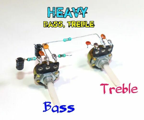 Heavy Bass and Treble Circuit