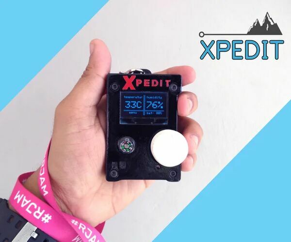 Xpedit - Atmosphere Monitoring Device for Hiking and Trekking