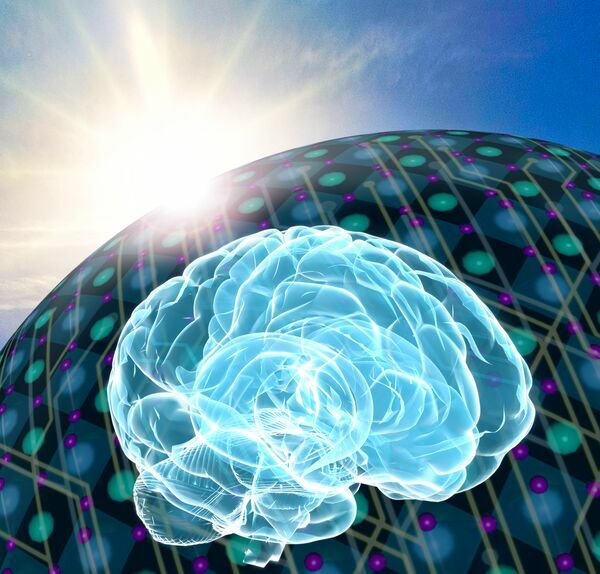 Photovoltaic technology to power synaptic- and neuronal-like devices