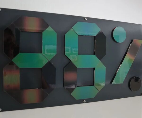 Thermochromic Temperature & Humidity Display