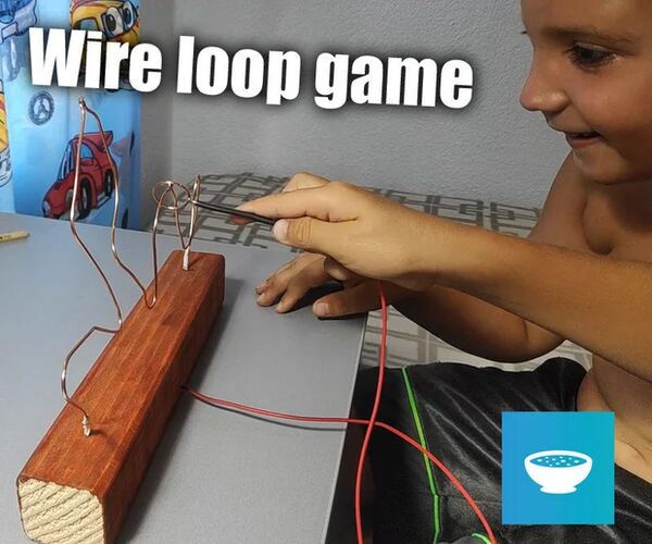 Wire Loop Buzzer Game