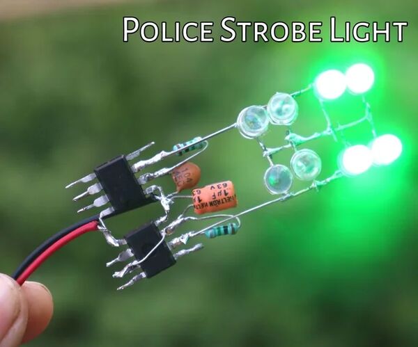 How to Make Police Police Strobe Light