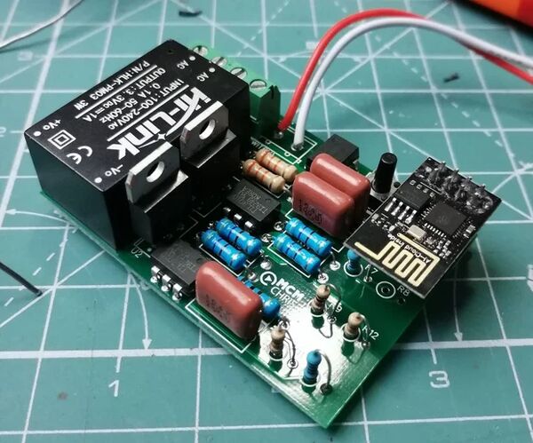 Light Switch + Fan Dimmer in One Board With ESP8266