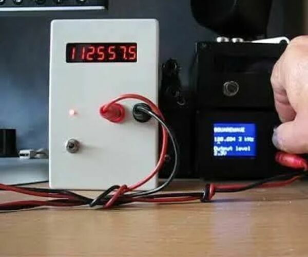 High Resolution Frequency Counter