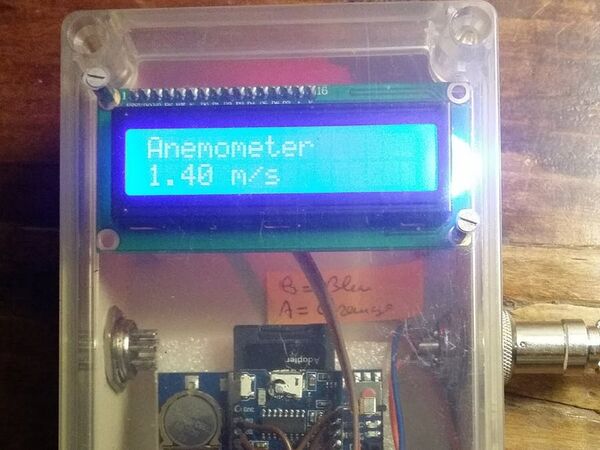 Arduino / ESP8266 RS485 MODBUS Anemometer