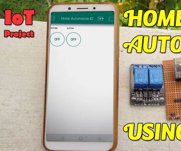 Home Automation Using IOT With Blynk and ESP8266-01