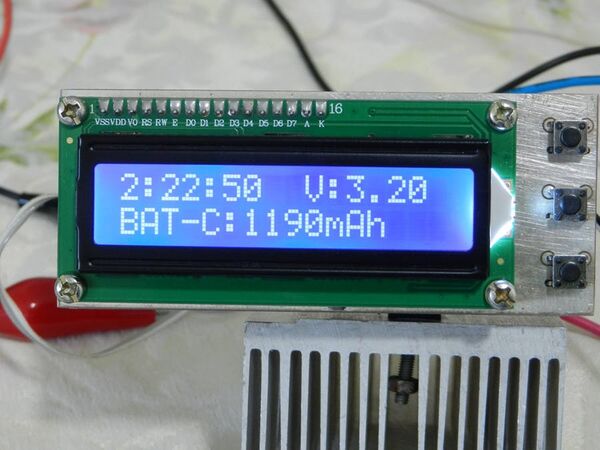 Measuring the Battery Capacity (Lithium-NiMH-NiCd)