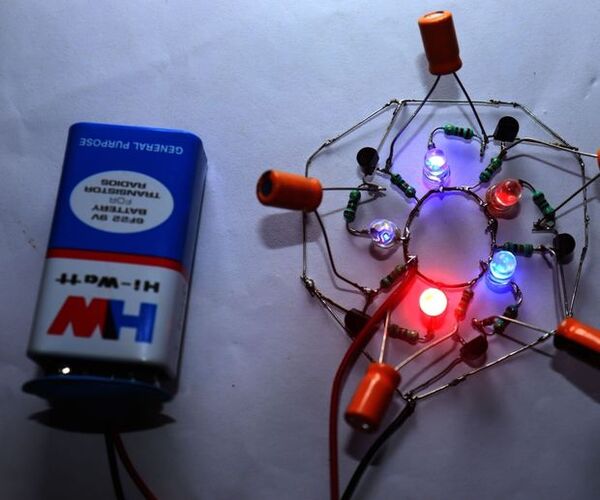 Nice Effect LED Chaser Circuit Using BC547